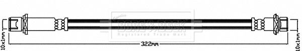 BORG & BECK stabdžių žarnelė BBH8188